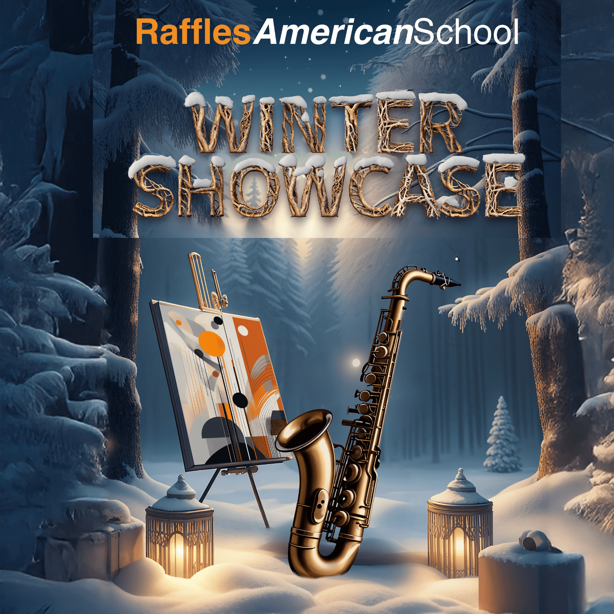 Winter showcase poster 2024